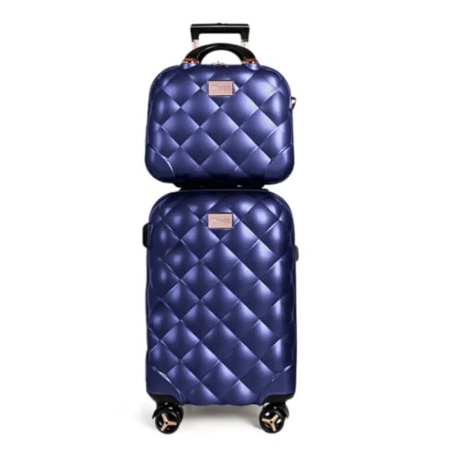 Expandable Hard Shell Luggage Set - طقم مكون من قطعتين، حقيبة سفر