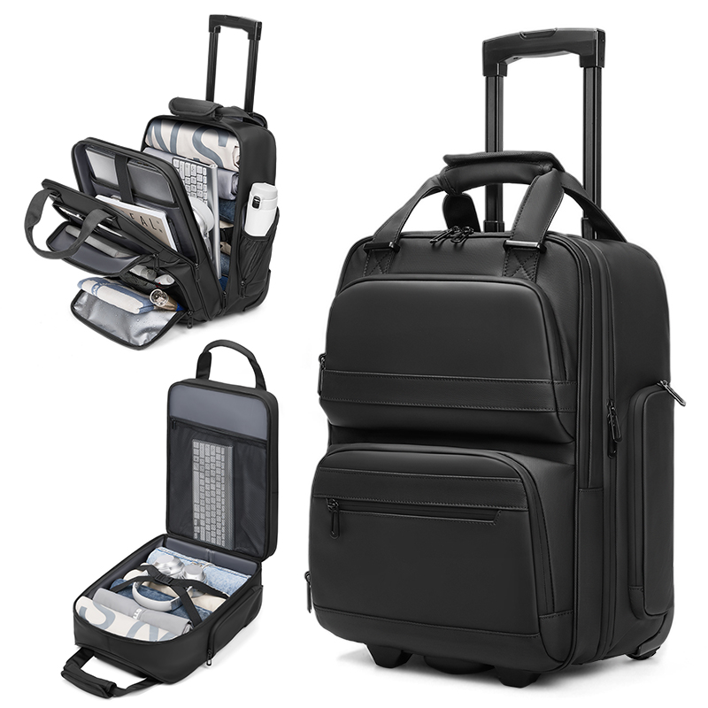 Foldable Rolling Luggage Bag - حقائب ظهر بعجلات للسفر وحقائب ظهر