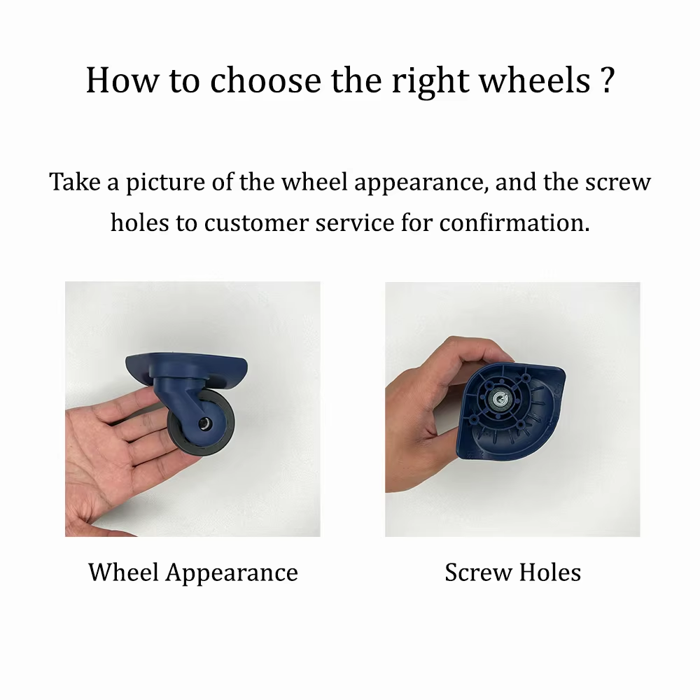 عجلة صامتة قابلة للقفل لحقيبة  - مراجعة Silent Replacement Luggage Wheels وسعره