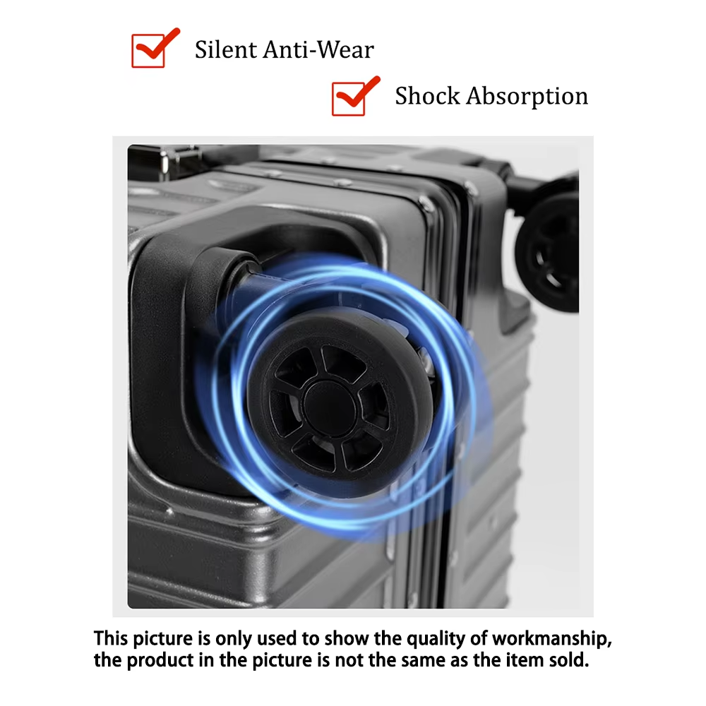 عجلة صامتة قابلة للقفل لحقيبة  - مراجعة Silent Replacement Luggage Wheels وسعره