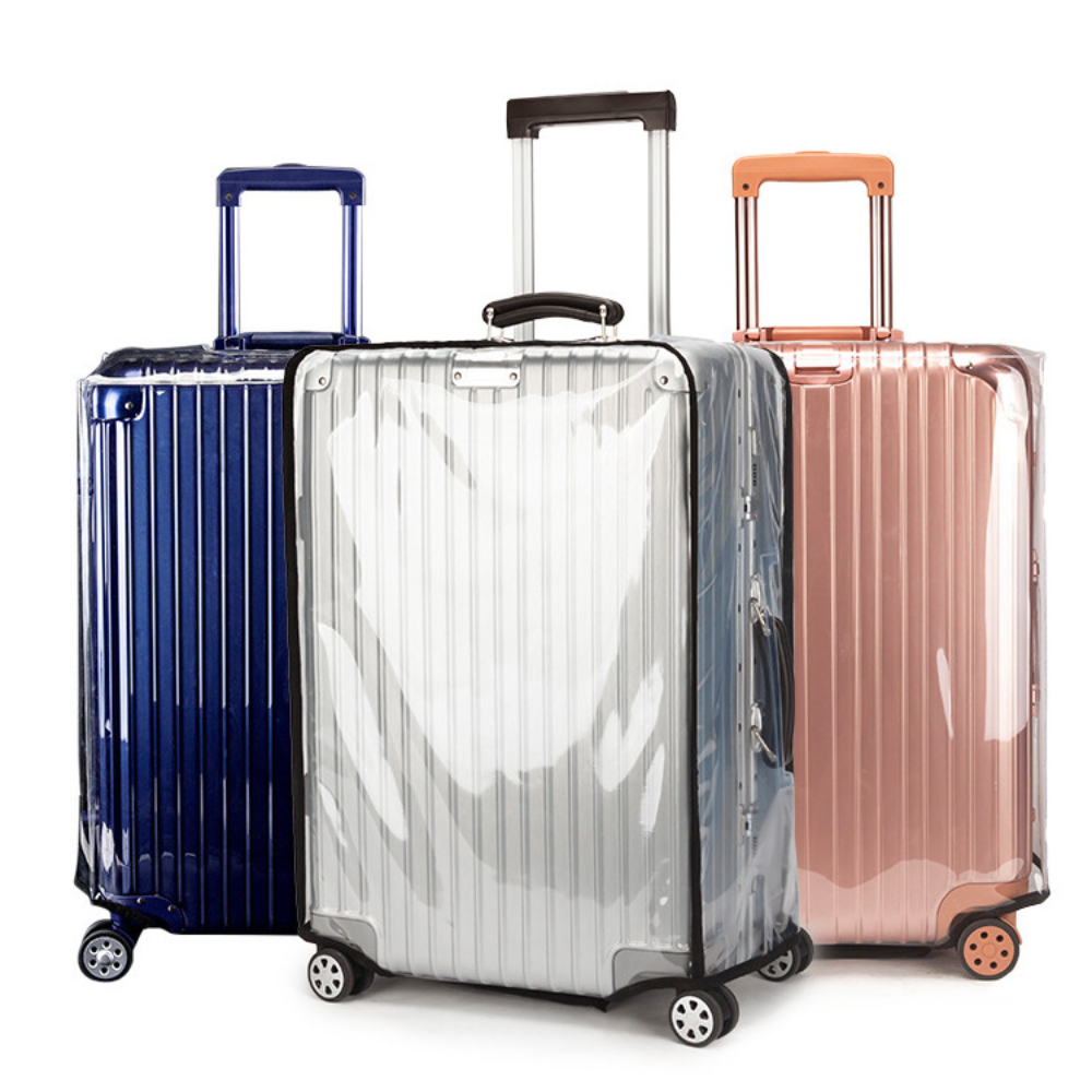غطاء حماية لحقيبة السفر، غطاء  - مراجعة Luggage Protective Cover Transparent وسعره