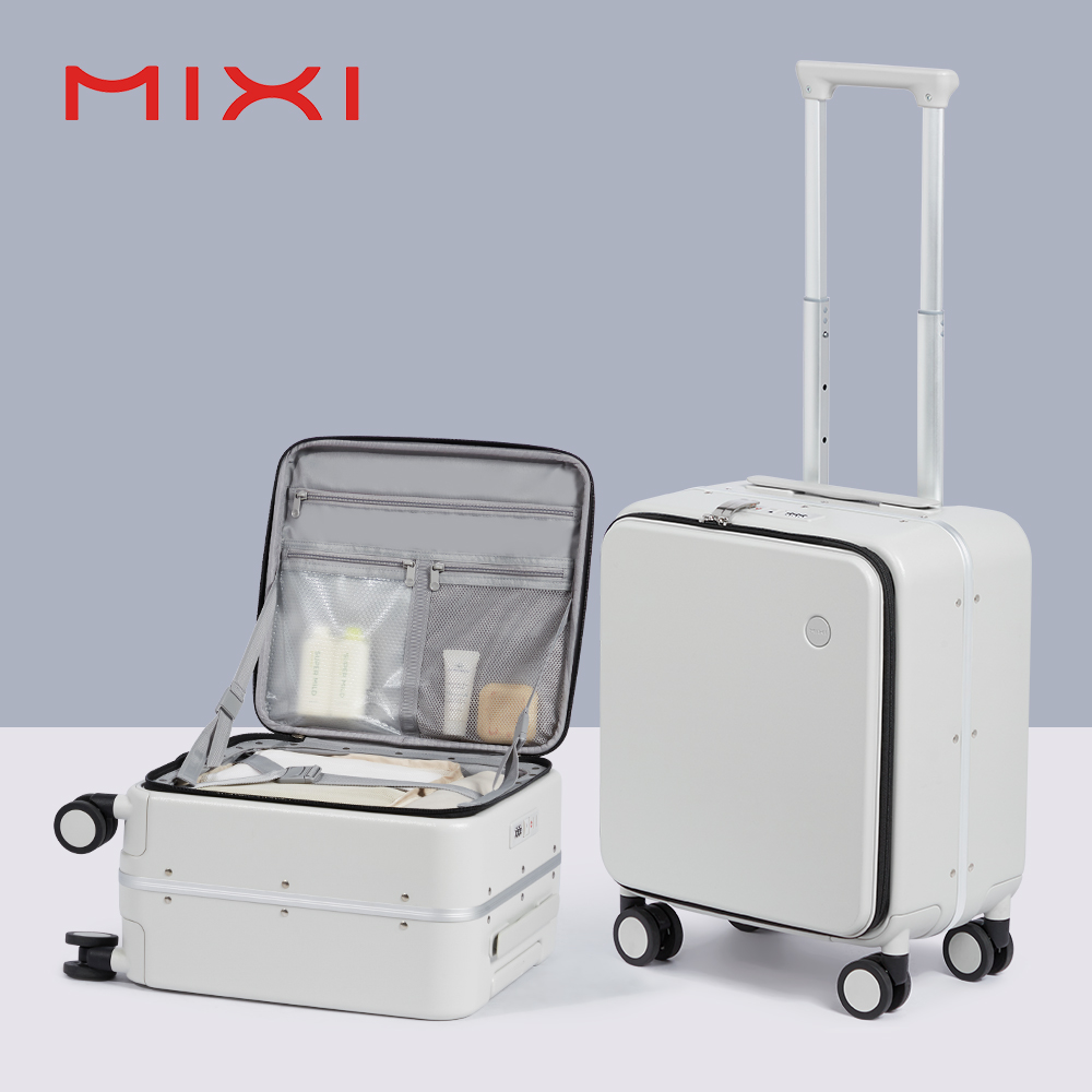 حقيبة سفر Mixi مقاس 14 بوصة، ذ - مراجعة Aluminum Frame Carry On Luggage وسعره