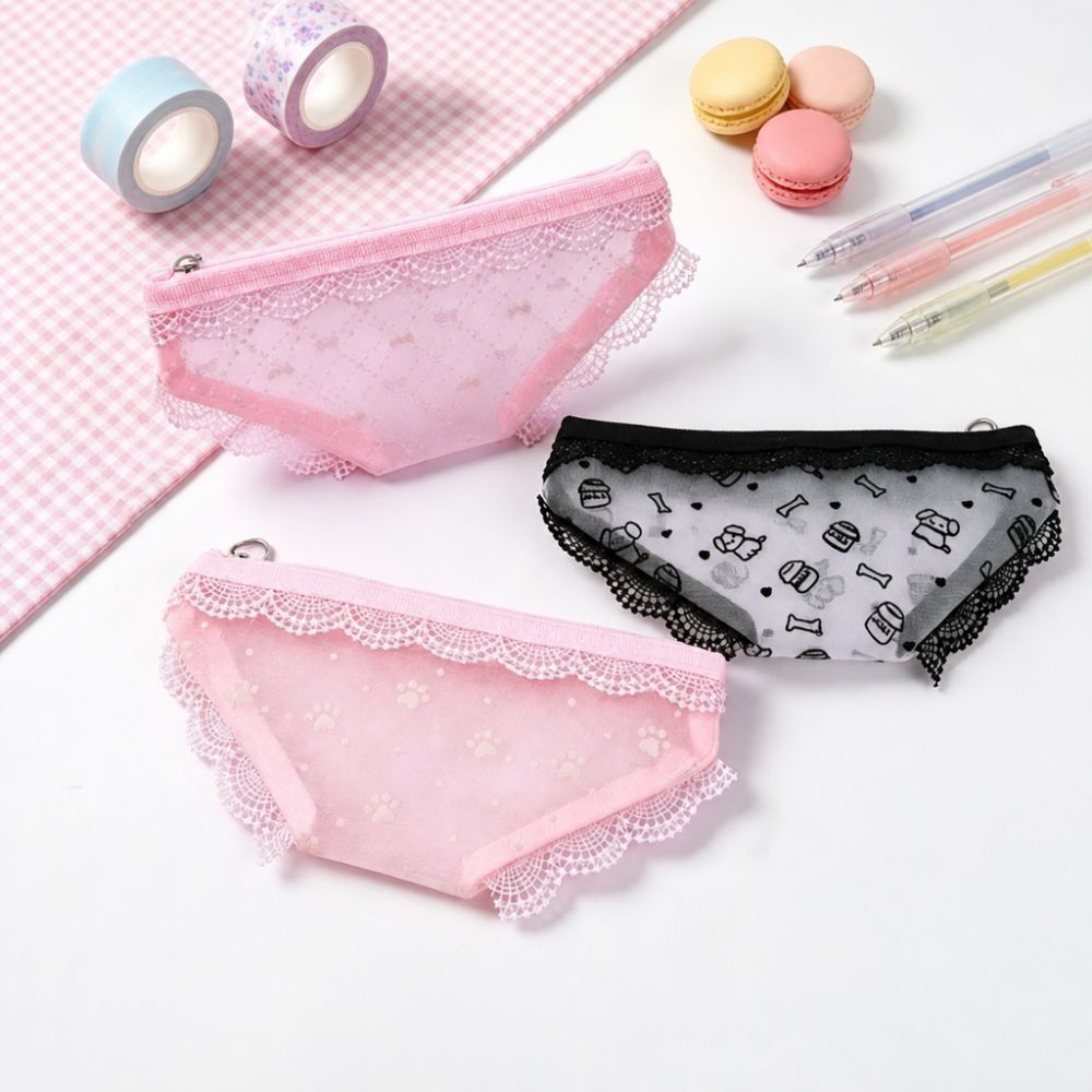 حقيبة تخزين أنيقة من الدانتيل  - مراجعة Cosmetic Bags وسعره