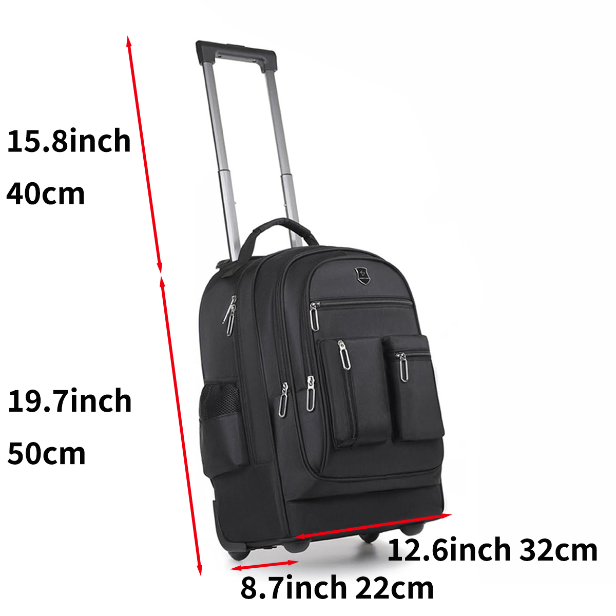 حقيبة ظهر بعجلات، حقيبة ظهر لل - مراجعة Foldable Rolling Luggage Bag وسعره