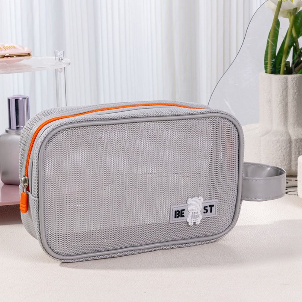 حقيبة مكياج شبكية متينة مع مقب - مراجعة Cosmetic Bags وسعره
