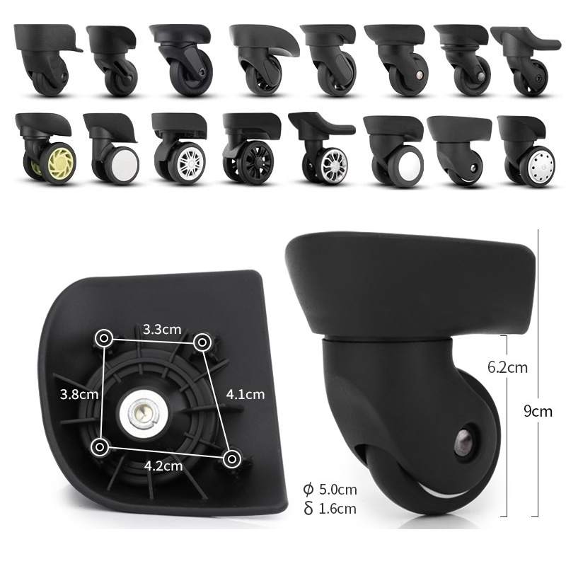 عجلات الأمتعة لملحقات سامسوناي - مراجعة Silent Replacement Luggage Wheels وسعره