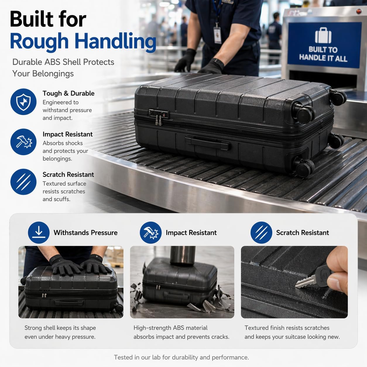 مجموعة حقائب سفر صلبة قابلة لل - مراجعة Expandable Hard Shell Luggage Set وسعره