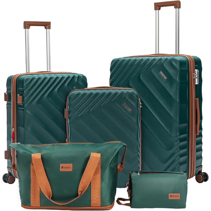 طقم حقائب سفر قابلة للتوسيع مك - مراجعة Expandable Hard Shell Luggage Set وسعره
