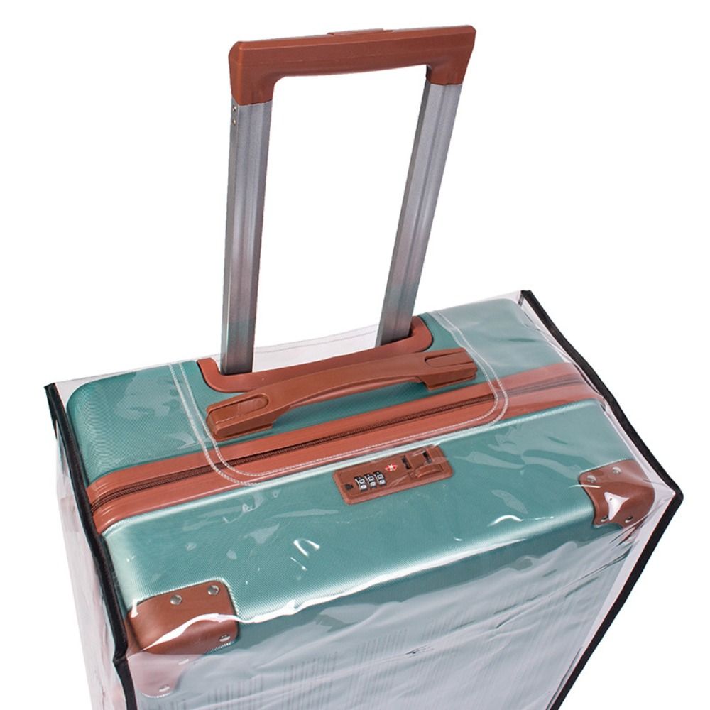 شفاف بولي كلوريد الفينيل مقاوم - مراجعة Luggage Protective Cover Transparent وسعره