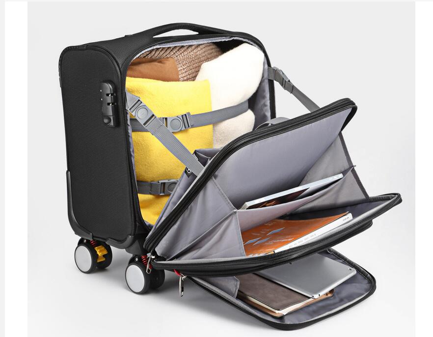 رجال الأعمال 18 بوصة سبينر حقي - مراجعة Spinner Wheel Rolling Suitcase 20 Inch وسعره